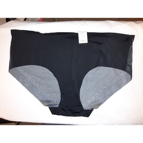Auden 4X Black Mesh Panties 2 pairs lot NWT - Picture 2 of 7